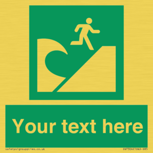 Custom Safe Condition Tsunami evacuation area